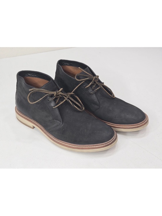 Frye Paul Chukka Boot Suede Black Size 9.5 Mens main image 4